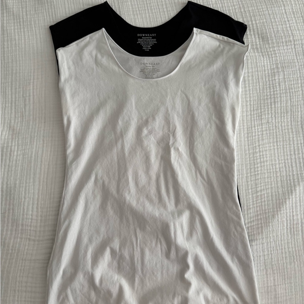 Downeast Black and White Women's Top